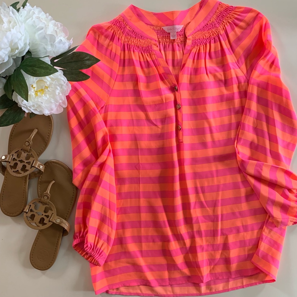 SOLD - EUC size S Lilly Pulitzer Elsa top
